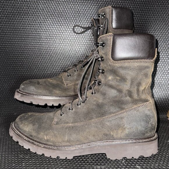 Thursday Boot Co Explorer Combat Boot Brown Distressed Leather Mens Size 15 - Picture 1 of 8